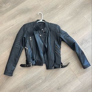 Leather jacket,lulu lemon jacket and other brand new coat for sale